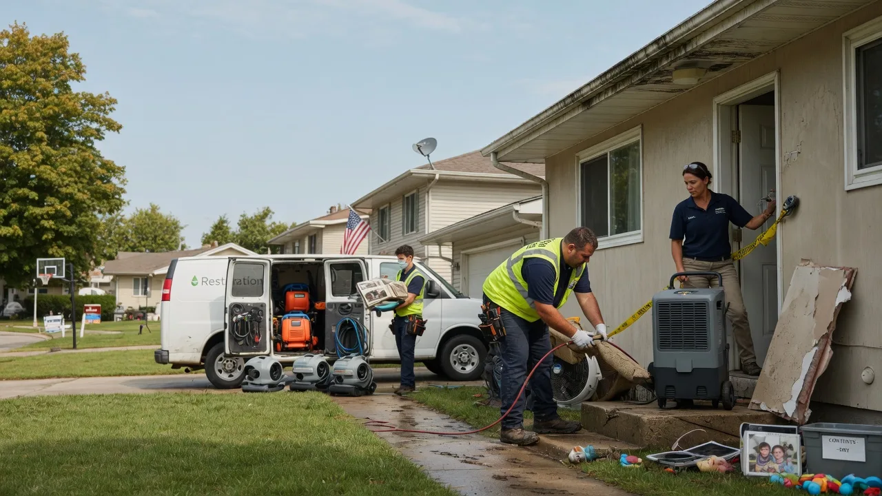 Water Damage Restoration in Bridgeton, IN near me